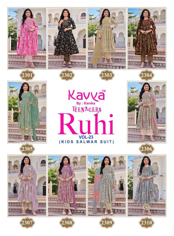 Kavya Ruhi Vol 23 catalog indian wholesale kurti