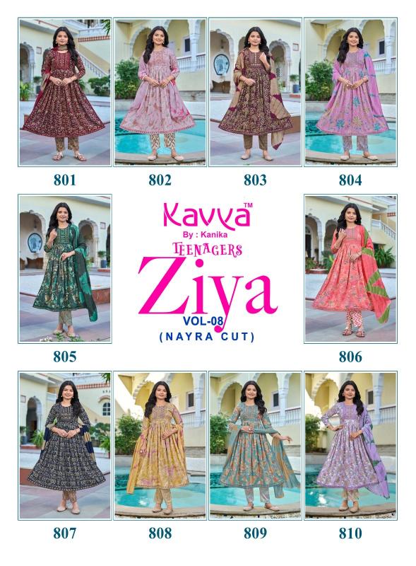 Kavya Ziya vol 8 catalog wholesale kurtis for retail business in bangalore