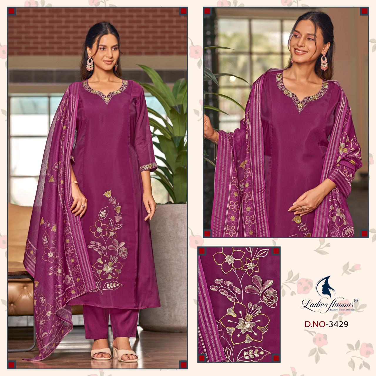 Ladies Flavour 3429 catalog kurtis wholesale in ahmedabad