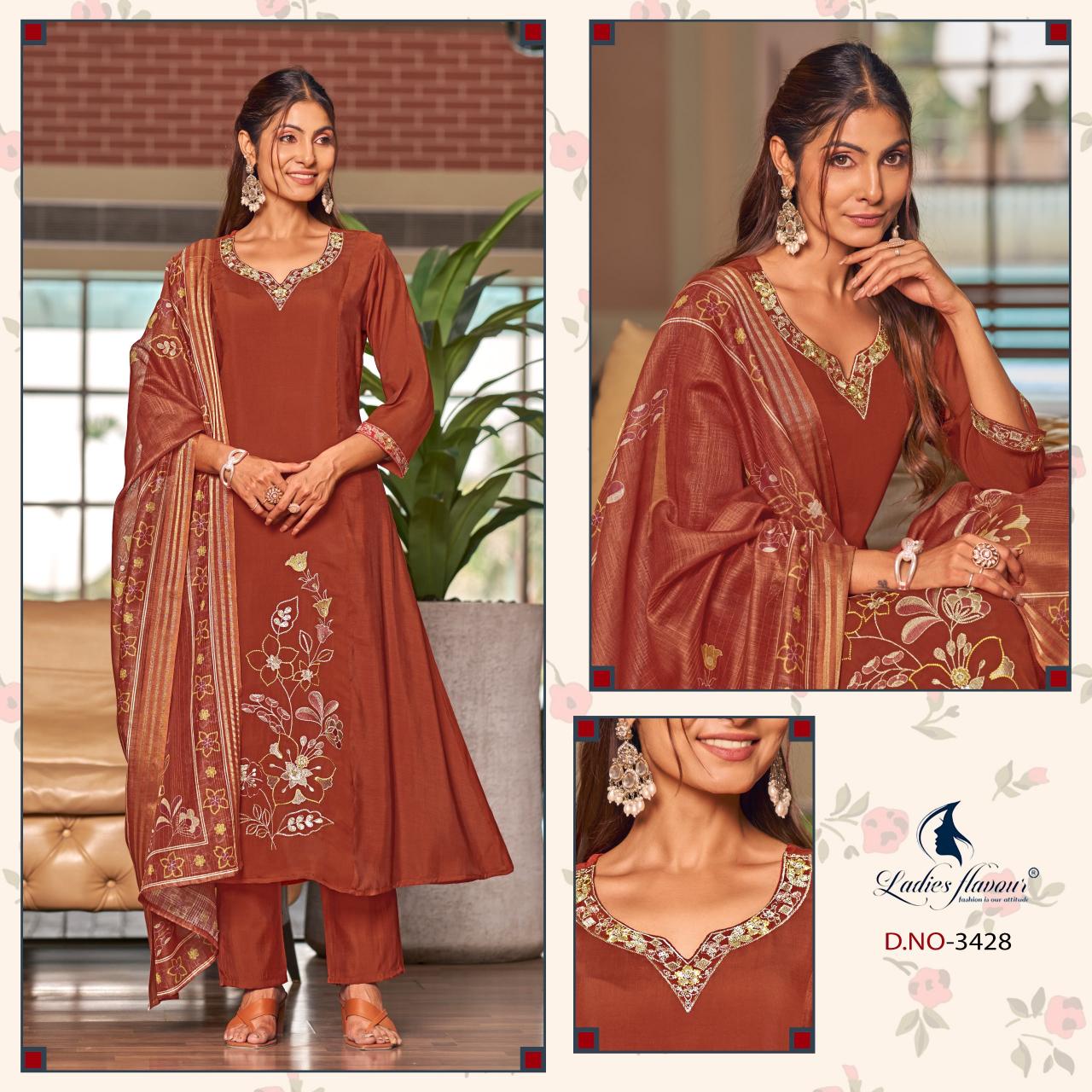 Ladies Flavour 3429 catalog kurtis wholesale in ahmedabad