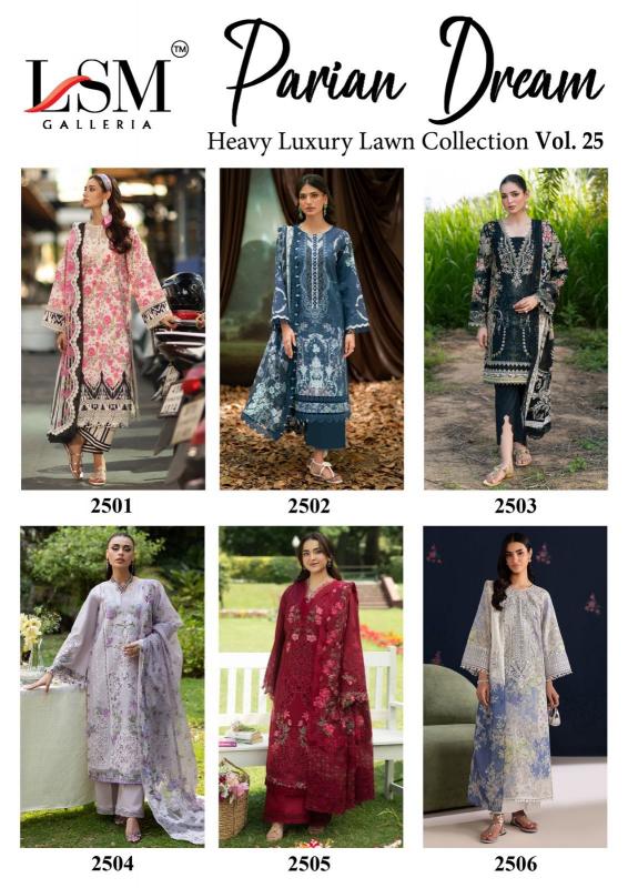 Lsm Parian Dream Vol-25 – Karachi Readymade Kurti Pant With Dupatta - Wholesale Catalog