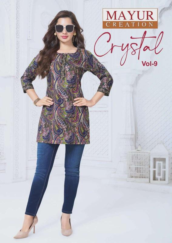 Mayur Crystal Vol-9 Designer kurti manufacturers in Delhi