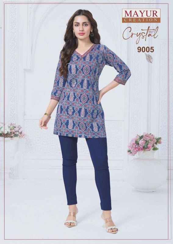Mayur Crystal Vol-9 Designer kurti manufacturers in Delhi