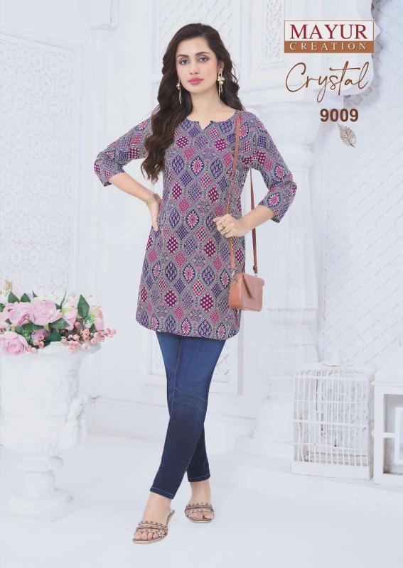 Mayur Crystal Vol-9 Designer kurti manufacturers in Delhi