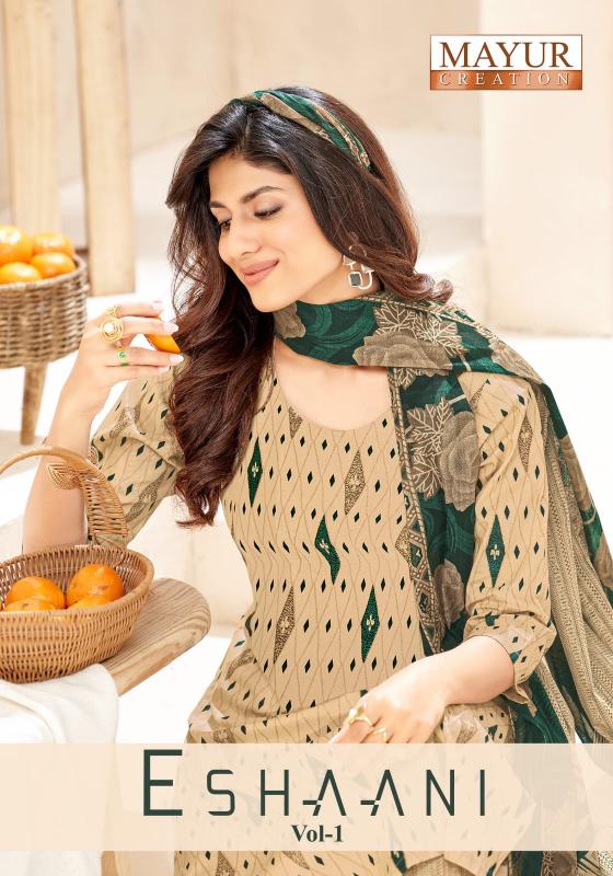Mayur Eshaani Vol-1 – Dress Material - Wholesale Catalog