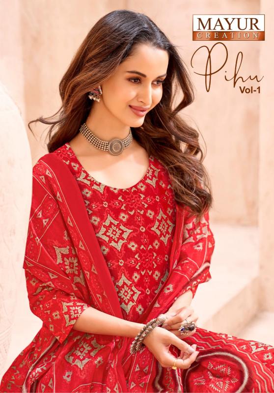 Mayur Pihu Vol-1 – Dress Material - Wholesale Catalog