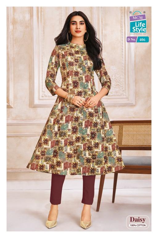 Mcm Daisy Vol-4 – A-Line Kurtis - Wholesale Catalog
