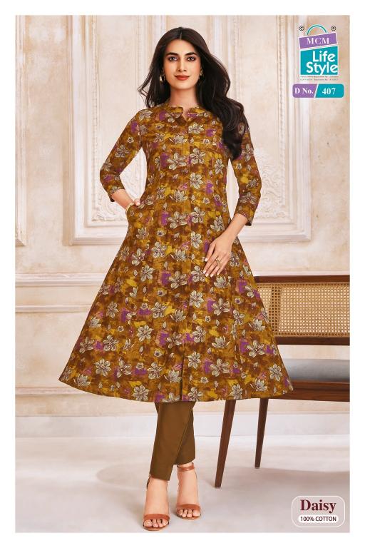 Mcm Daisy Vol-4 – A-Line Kurtis - Wholesale Catalog