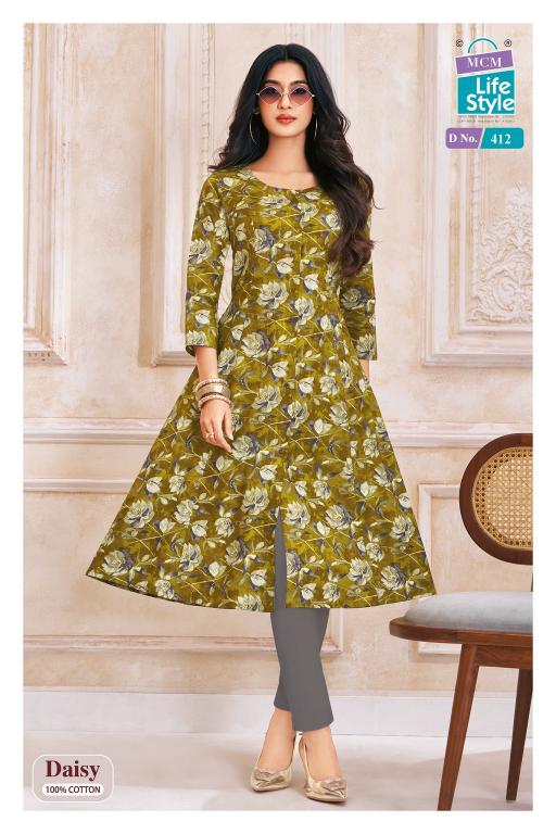 Mcm Daisy Vol-4 – A-Line Kurtis - Wholesale Catalog