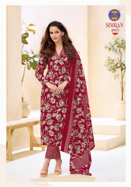 Mfc Simran Vol 2 – Dress Material
