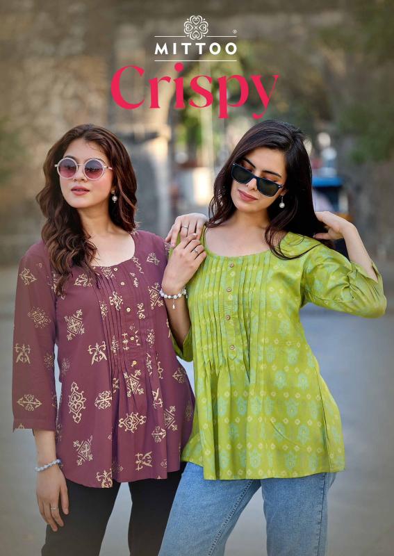 Mittoo Crispy catalog wholesale kurtis in lahore