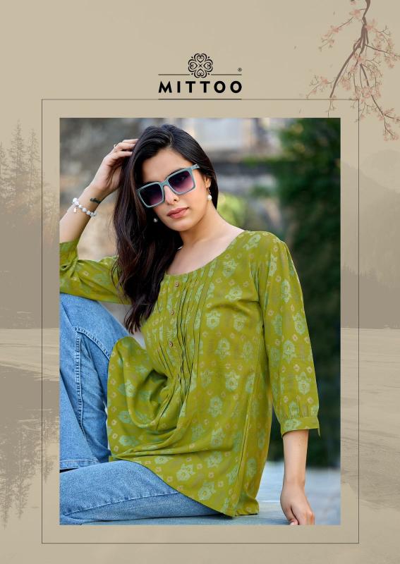 Mittoo Crispy catalog wholesale kurtis in lahore