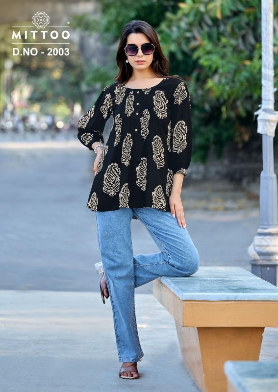 Mittoo Crispy catalog wholesale kurtis in lahore