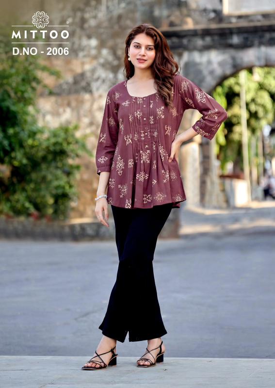 Mittoo Crispy catalog wholesale kurtis in lahore