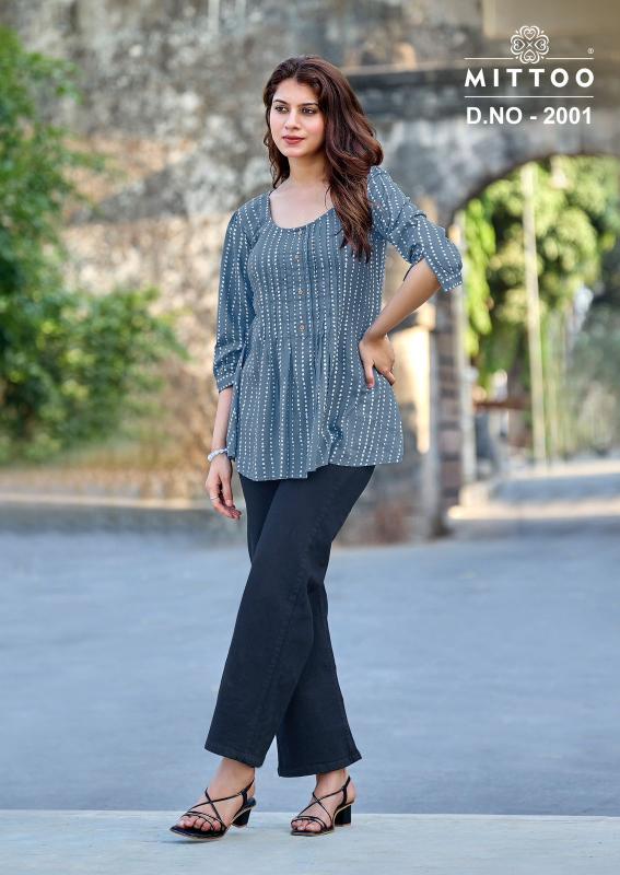 Mittoo Crispy catalog wholesale kurtis in lahore