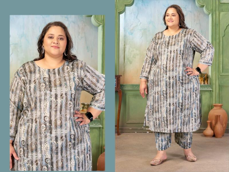 Moksh International Plus Size Prisha Vol 1 catalog plus size co ord set