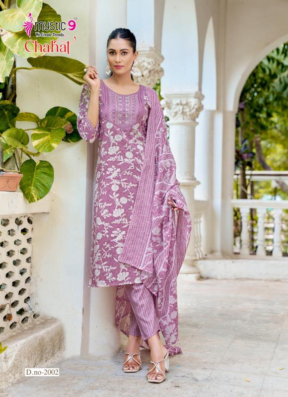 Mystic 9 Chahat vol 1 catalog w kurtis wholesale in mumbai