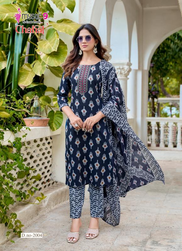 Mystic 9 Chahat vol 1 catalog w kurtis wholesale in mumbai