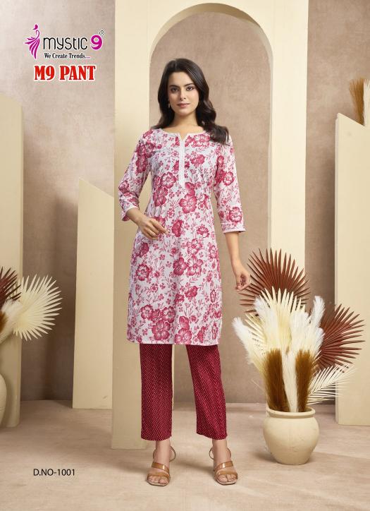 Mystic 9 Pants catalog bottom wear for ladies wholesale rate