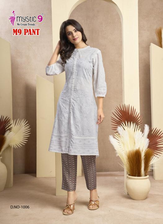 Mystic 9 Pants catalog bottom wear for ladies wholesale rate