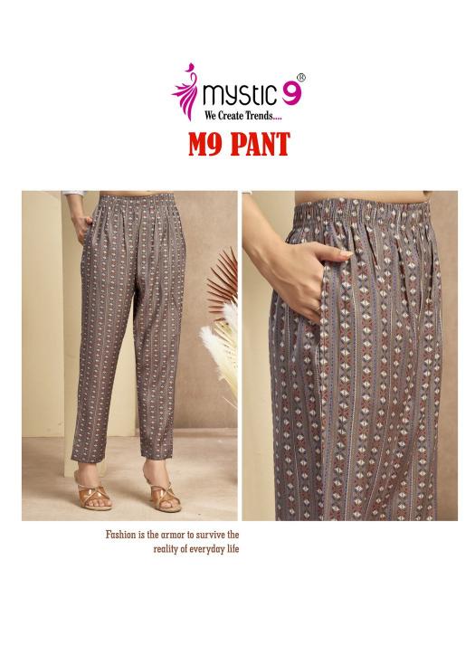 Mystic 9 Pants catalog bottom wear for ladies wholesale rate