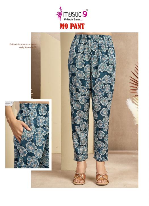 Mystic 9 Pants catalog bottom wear for ladies wholesale rate