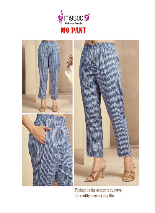 Mystic 9 Pants catalog bottom wear for ladies wholesale rate