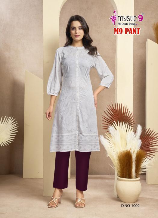 Mystic 9 Pants catalog bottom wear for ladies wholesale rate