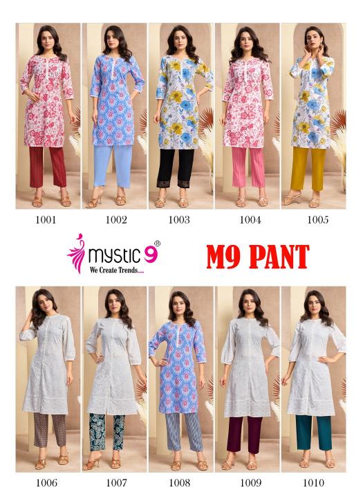 Mystic 9 Pants catalog bottom wear for ladies wholesale rate