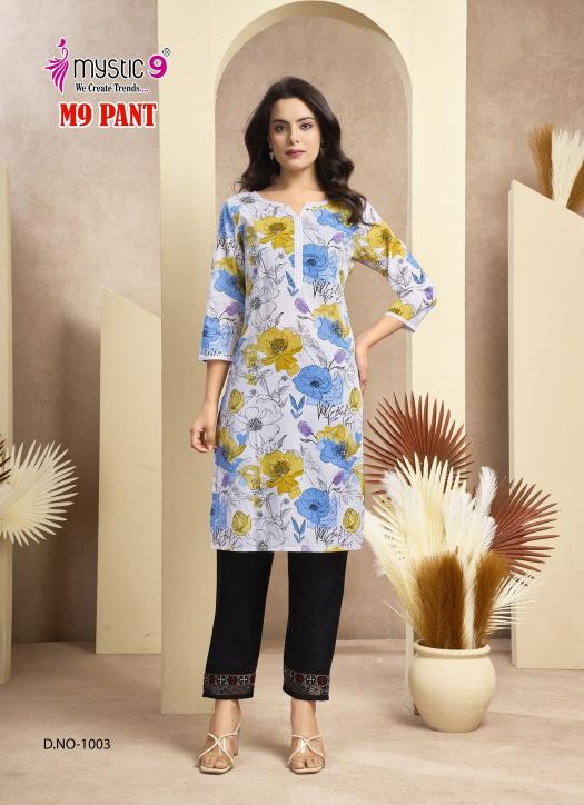 Mystic 9 Pants catalog bottom wear for ladies wholesale rate