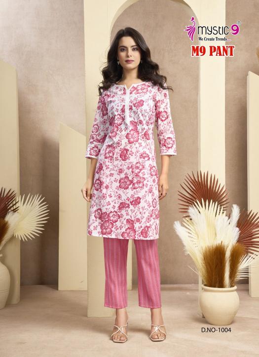 Mystic 9 Pants catalog bottom wear for ladies wholesale rate