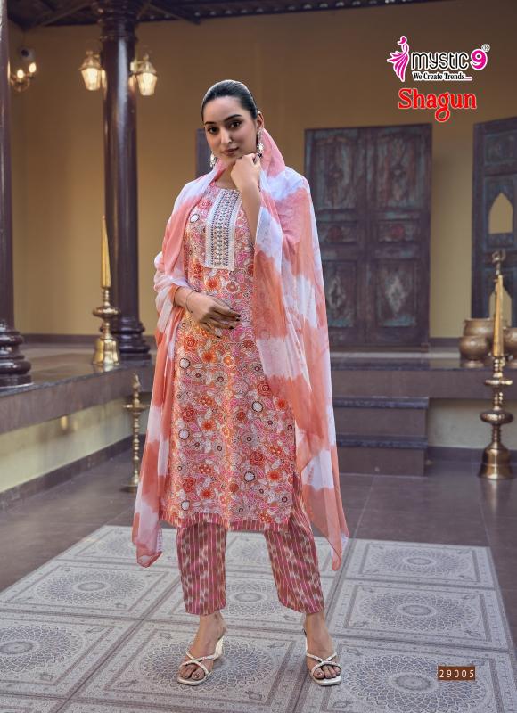 Mystic 9 Shagun Vol 29 D 29001 catalog wholesale kurti market in nagpur