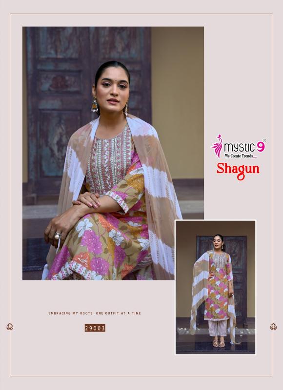 Mystic 9 Shagun Vol 29 D 29001 catalog wholesale kurti market in nagpur