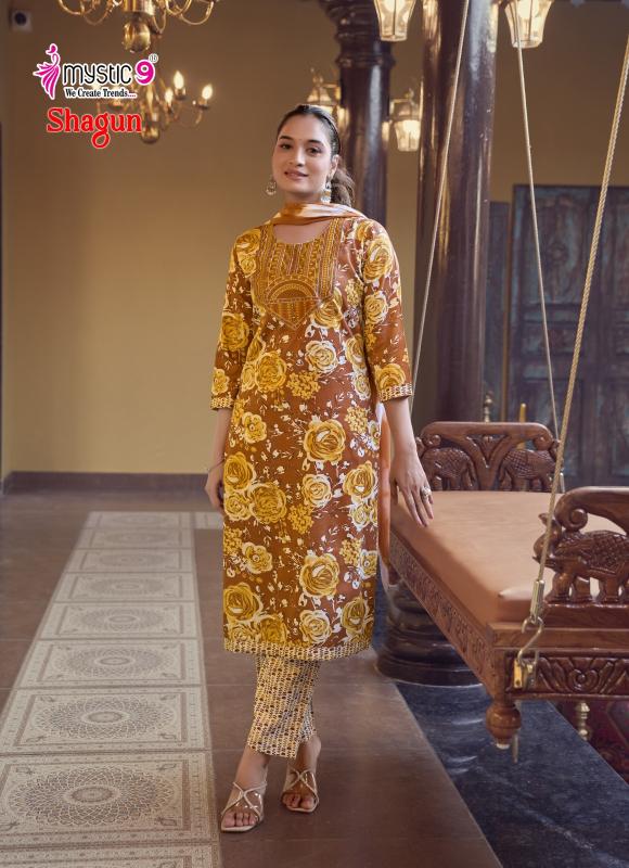 Mystic 9 Shagun Vol 29 D 29001 catalog wholesale kurti market in nagpur