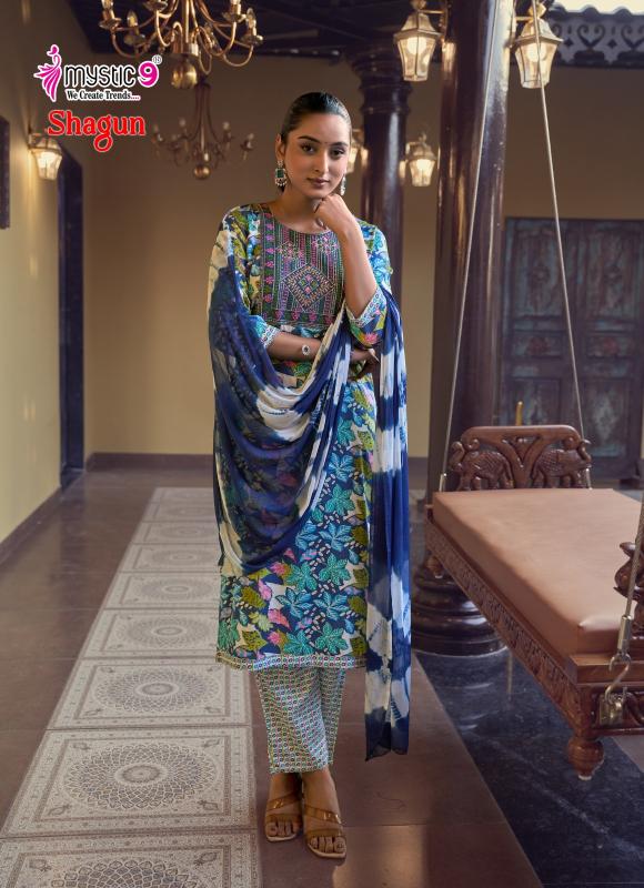 Mystic 9 Shagun Vol 29 D 29001 catalog wholesale kurti market in nagpur