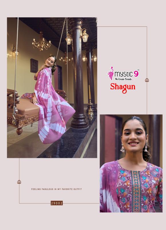 Mystic 9 Shagun Vol 29 D 29001 catalog wholesale kurti market in nagpur