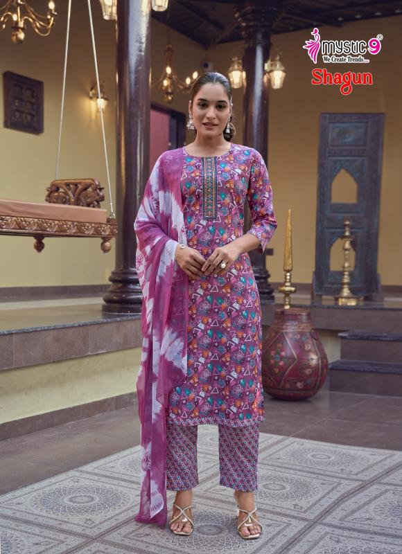 Mystic 9 Shagun Vol 29 D 29001 catalog wholesale kurti market in nagpur