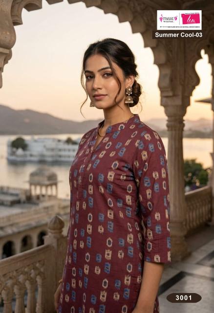Mystic 9 Summer Cool Vol 3 catalog creations wholesale kurti