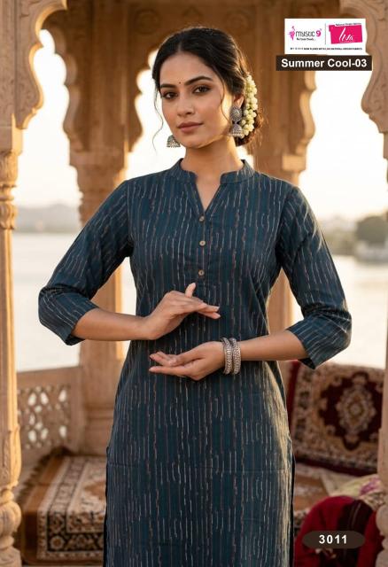 Mystic 9 Summer Cool Vol 3 catalog creations wholesale kurti