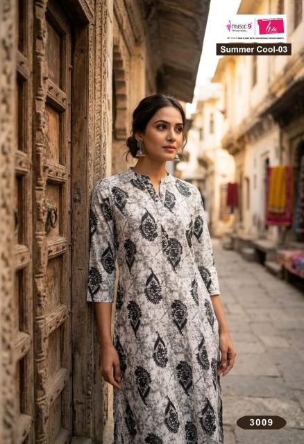 Mystic 9 Summer Cool Vol 3 catalog creations wholesale kurti