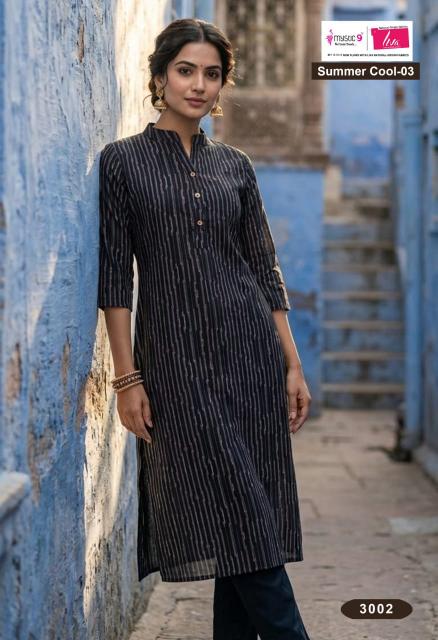 Mystic 9 Summer Cool Vol 3 catalog creations wholesale kurti