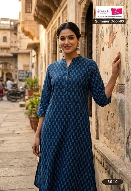 Mystic 9 Summer Cool Vol 3 catalog creations wholesale kurti