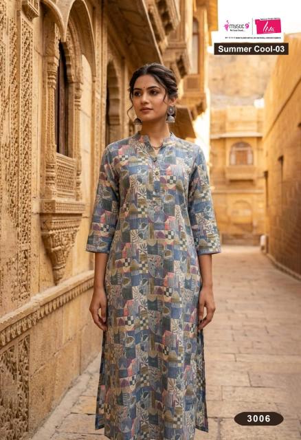 Mystic 9 Summer Cool Vol 3 catalog creations wholesale kurti