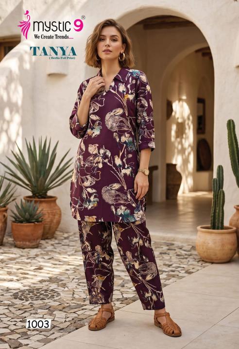 Mystic 9 Tanya vol 1 catalog co ords stylish set for women