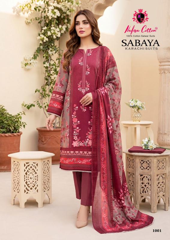 Nafisa Sabaya Vol-1 – Karachi Dress Material - Wholesale Catalog