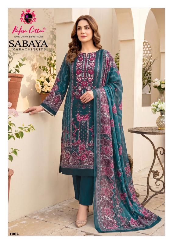 Nafisa Sabaya Vol-1 – Karachi Dress Material - Wholesale Catalog