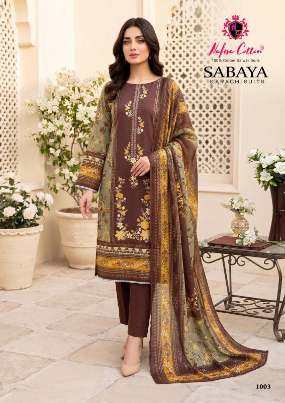 Nafisa Sabaya Vol-1 – Karachi Dress Material - Wholesale Catalog