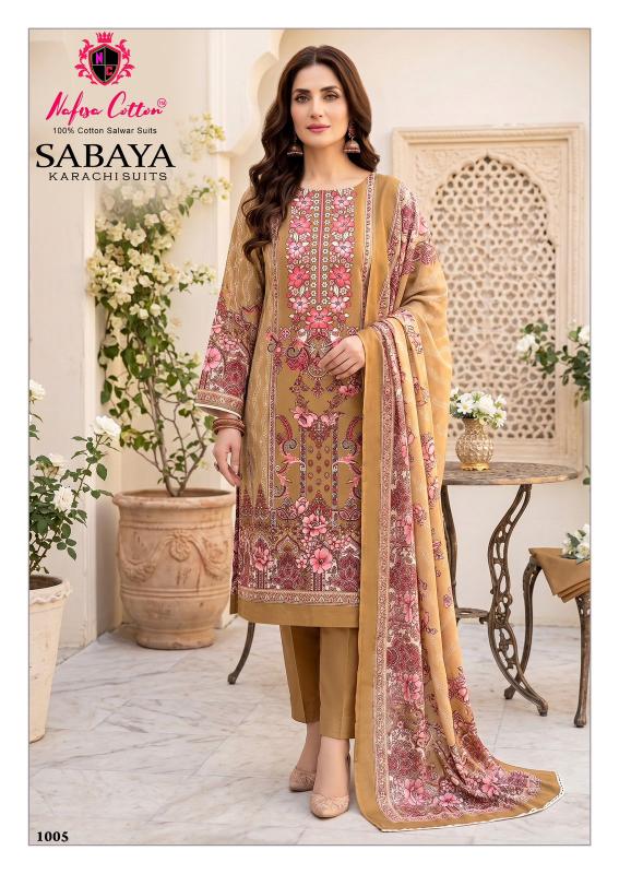 Nafisa Sabaya Vol-1 – Karachi Dress Material - Wholesale Catalog