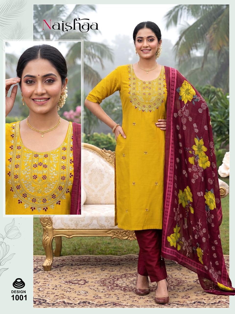 Naishaa Vol 1 catalog Roman Silk kutris