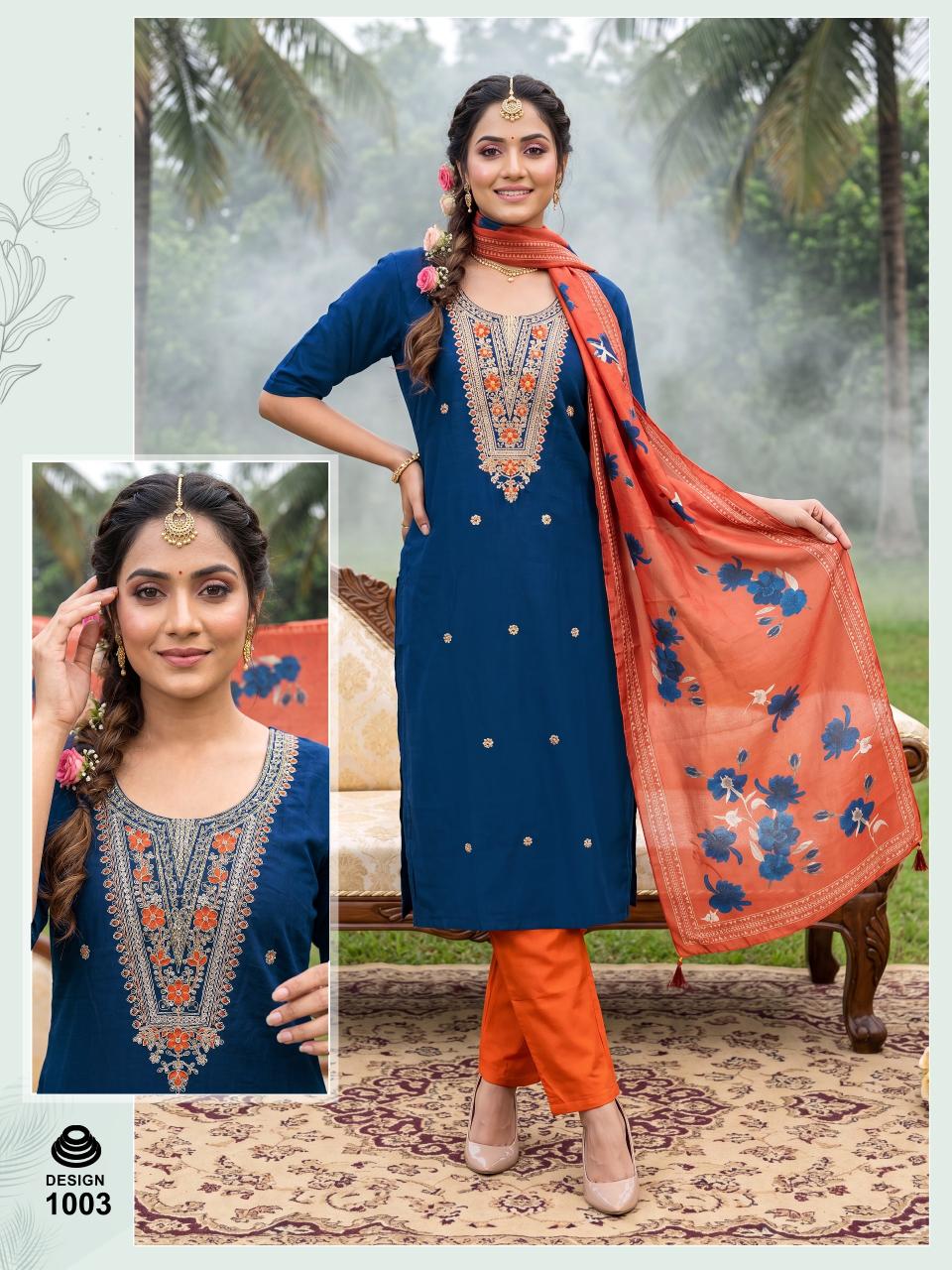 Naishaa Vol 1 catalog Roman Silk kutris